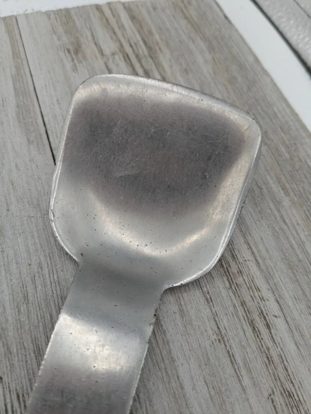 Stainless Steel Ice Cream Spade #1 Scoop Wood Handle 9 1/2